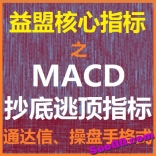 vf8h----益盟核心指标之MACD抄底逃顶指标通达信、操盘手两种格式