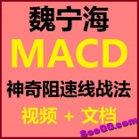魏宁海2018年最新MACD神奇阻速线战法