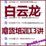 白云龙期货培训13讲