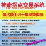 匡洺颉2019年神奇拐点交易系统视频教程+文档+操盘手及通达信指标