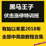 黑马王子量学伏击涨停特训班有始以来至2018年全部中高级教程合集