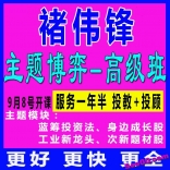 禇伟锋2017年9月主题博弈高级班（投教+投顾服务一年半）
