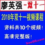 廖英强2018双十一线上课高清视频10集全