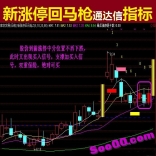 vfcg----新涨停回马枪通达信指标黑马王子量学指标选股及预警公式