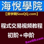 海悦学院程式交易视频教程初阶+中阶
