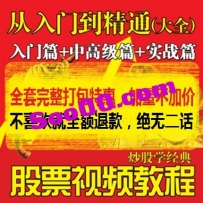 免费赠送--vf7n----炒股视频教程大全从入门到精通新手快速培训入门篇中高级篇实战篇