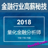 金融行业高薪高端人才：量化金融分析师必备技能视频教程+讲义